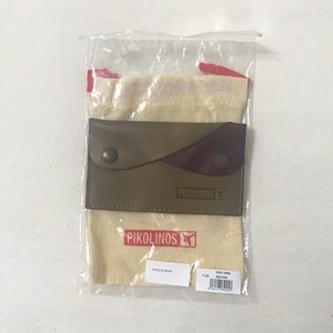 Pikolinos leather credit card holder wallet NEW